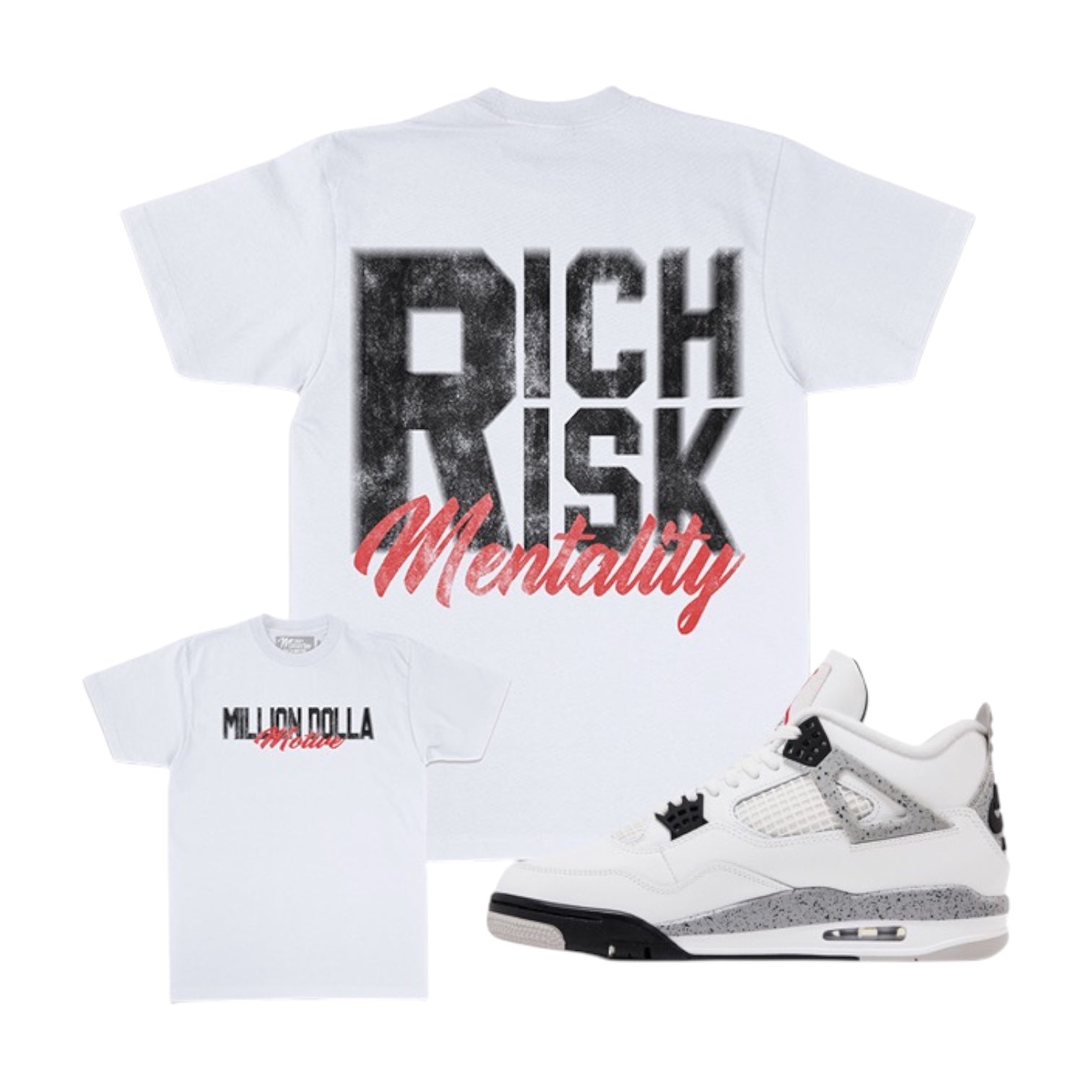MILLION DOLLA MOTIVE: Rich Risk Mentality SS Tee